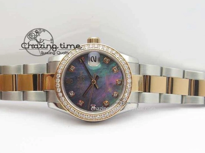 SS Bracelet RG Dial On BP-Maker DateJust V2 Diamond RG A2824 Edition MOP 31mm Best Markers SS 1128